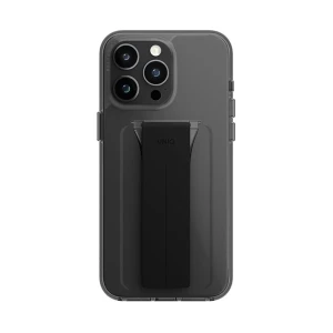 Uniq case for iphone 15 pro heldro mount with stand, smoke Thumbnail 2