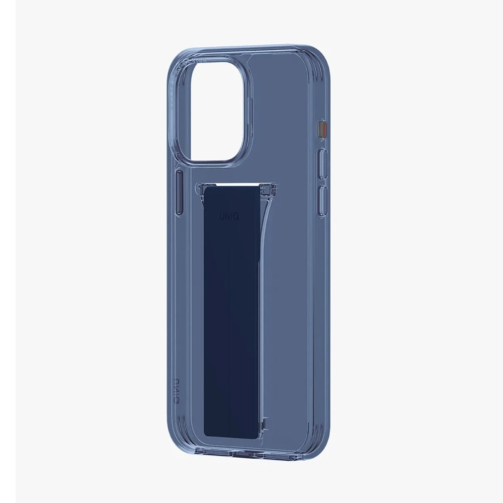 Uniq case for iphone 15 pro heldro mount with stand, deep blue 3
