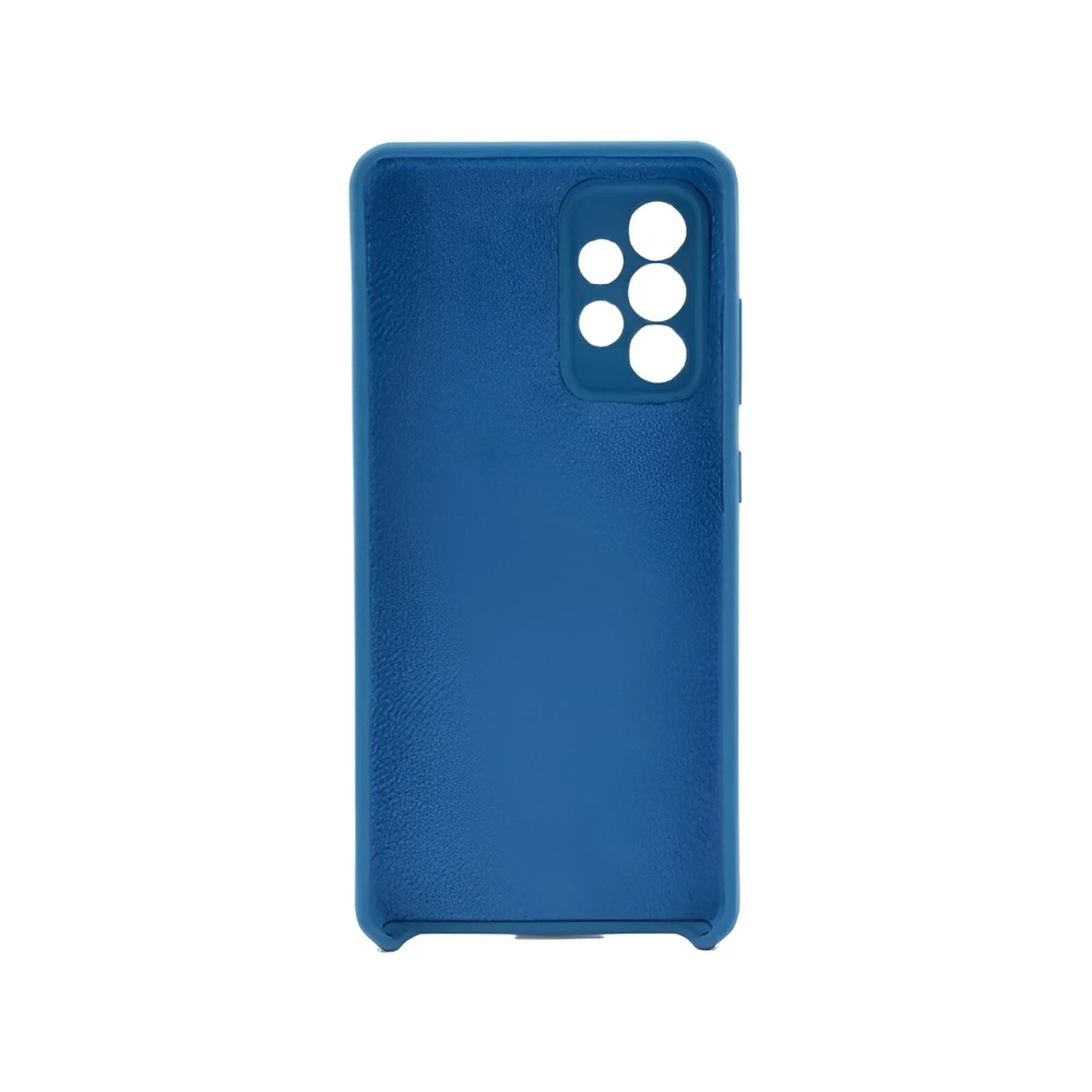 Helmet case liquid silicone samsung a54, blue 2