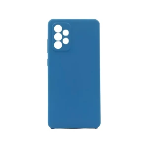 Helmet case liquid silicone samsung a54, blue