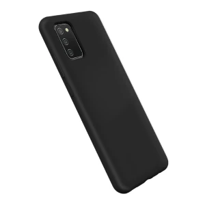 Чехол helmet liquid silicone для samsung a02s, черный Thumbnail 3