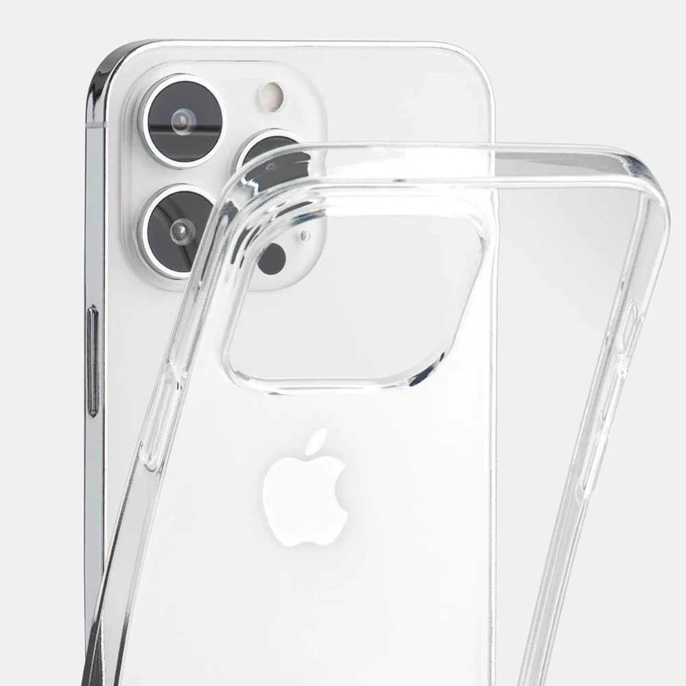 Чехол helmet case tpu soft для iphone 15 pro max, прозрачный 3