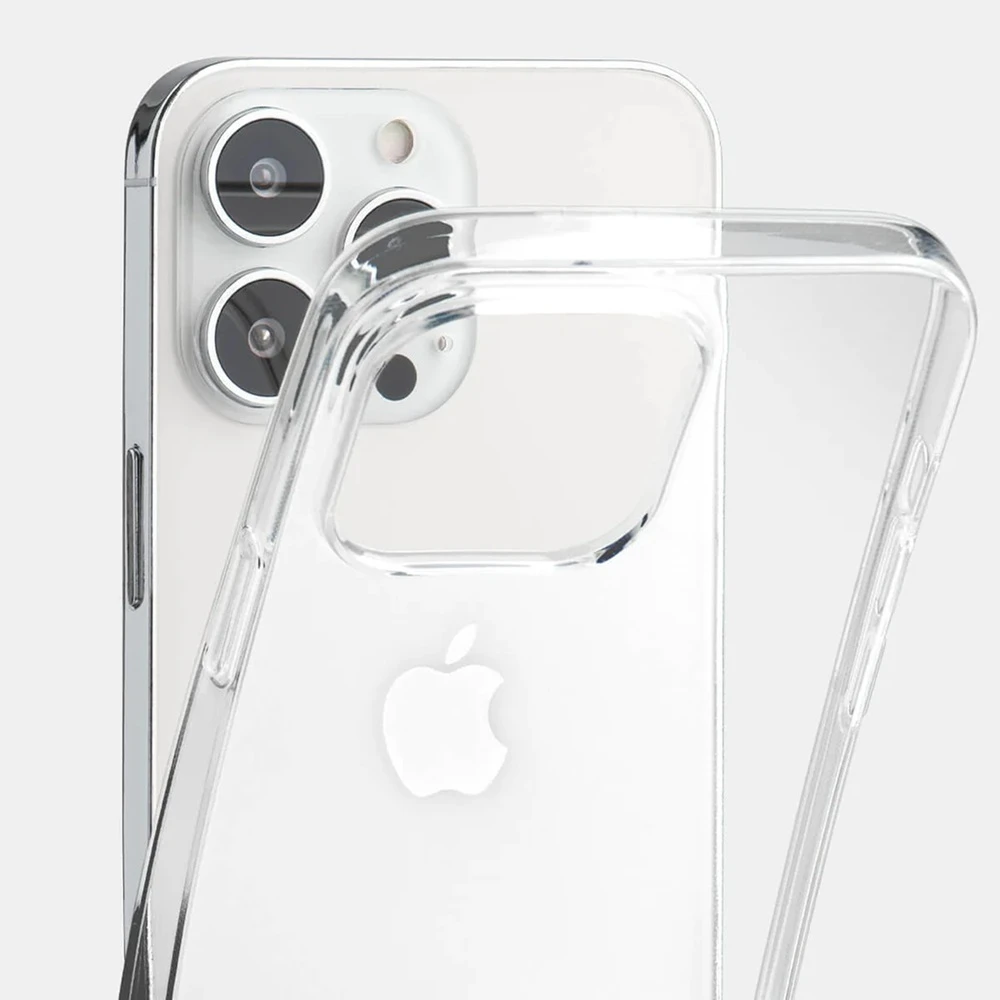 Чехол helmet case tpu soft для iphone 15 pro max, прозрачный 3