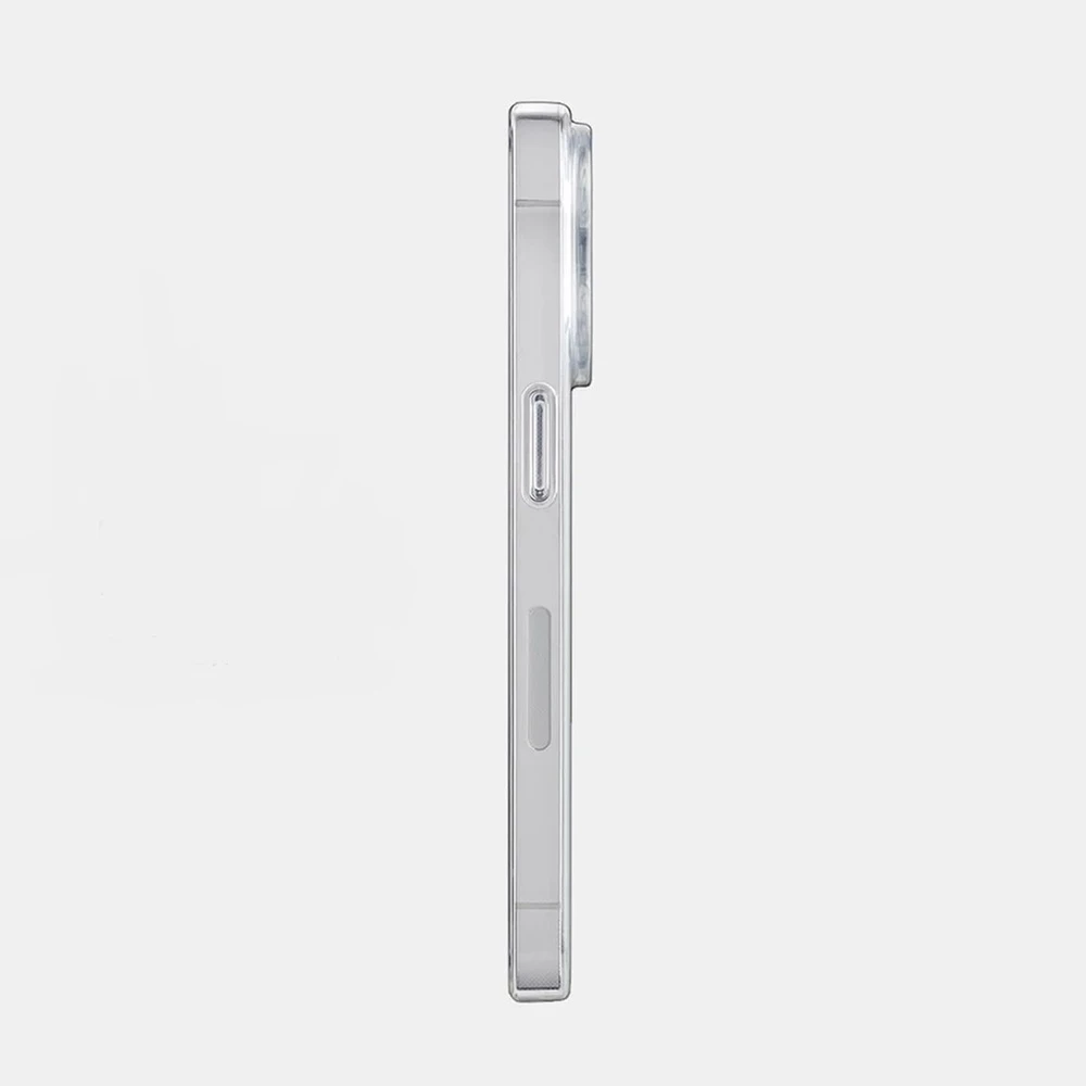 Helmet case tpu soft iphone 15 pro, clear 3