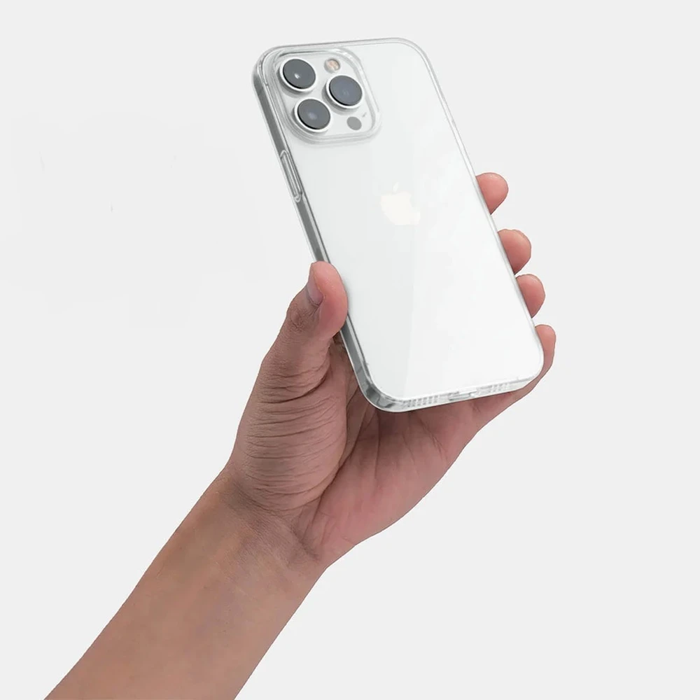 Helmet case tpu soft iphone 15 pro, clear 2