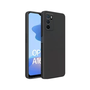 Чехол helmet liquid silicone для oppo a16/16s, черный