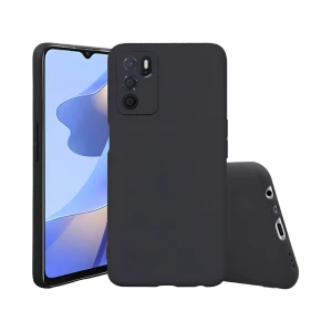 Чехол helmet liquid silicone для oppo a16/16s, черный Thumbnail 2
