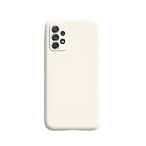 Helmet case liquid silicone samsung a32, white