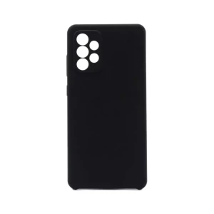 Helmet Case Liquid Silicone Samsung A72, Black