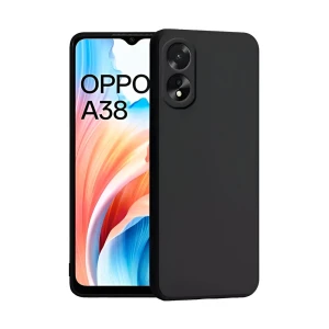 Helmet case liquid silicone oppo a38, black