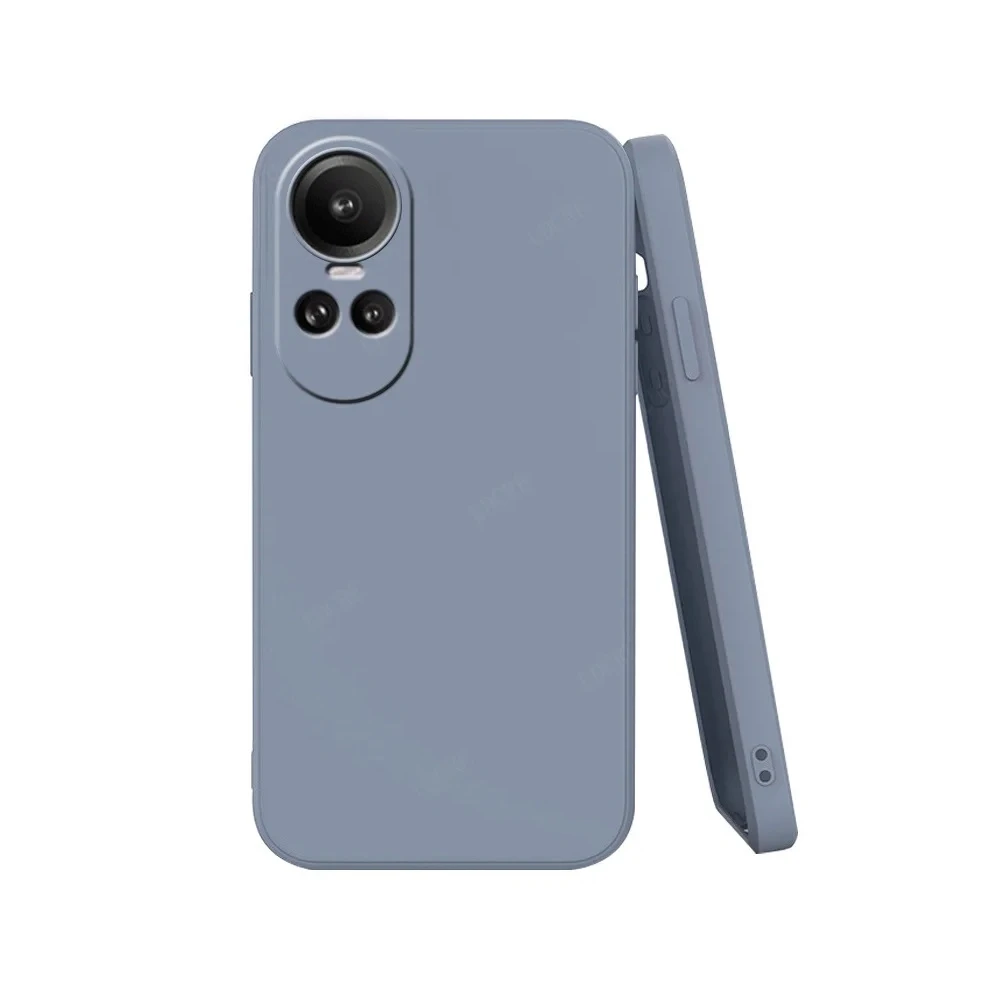 Helmet case liquid silicone oppo reno 10 pro 5g, purple 2