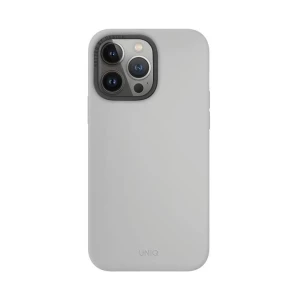 Uniq case for iphone 15 pro max hybrid magclik charging lino hue, grey
