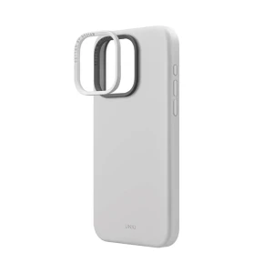 Uniq case for iphone 15 pro hybrid magclik charging lino hue, grey Thumbnail 3
