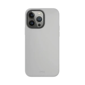 Uniq case for iphone 15 pro hybrid magclik charging lino hue, grey