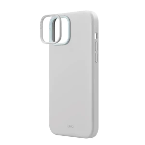 Uniq case for iphone 15 hybrid magclik charging lino hue, grey  Thumbnail 3
