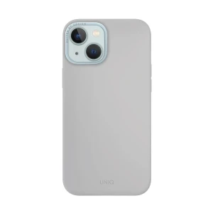 Uniq case for iphone 15 hybrid magclik charging lino hue, grey 