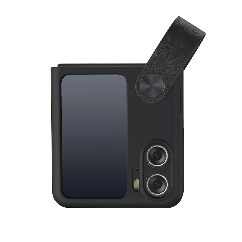 Oppo case liquid silicone oppo find n2 flip, black 4