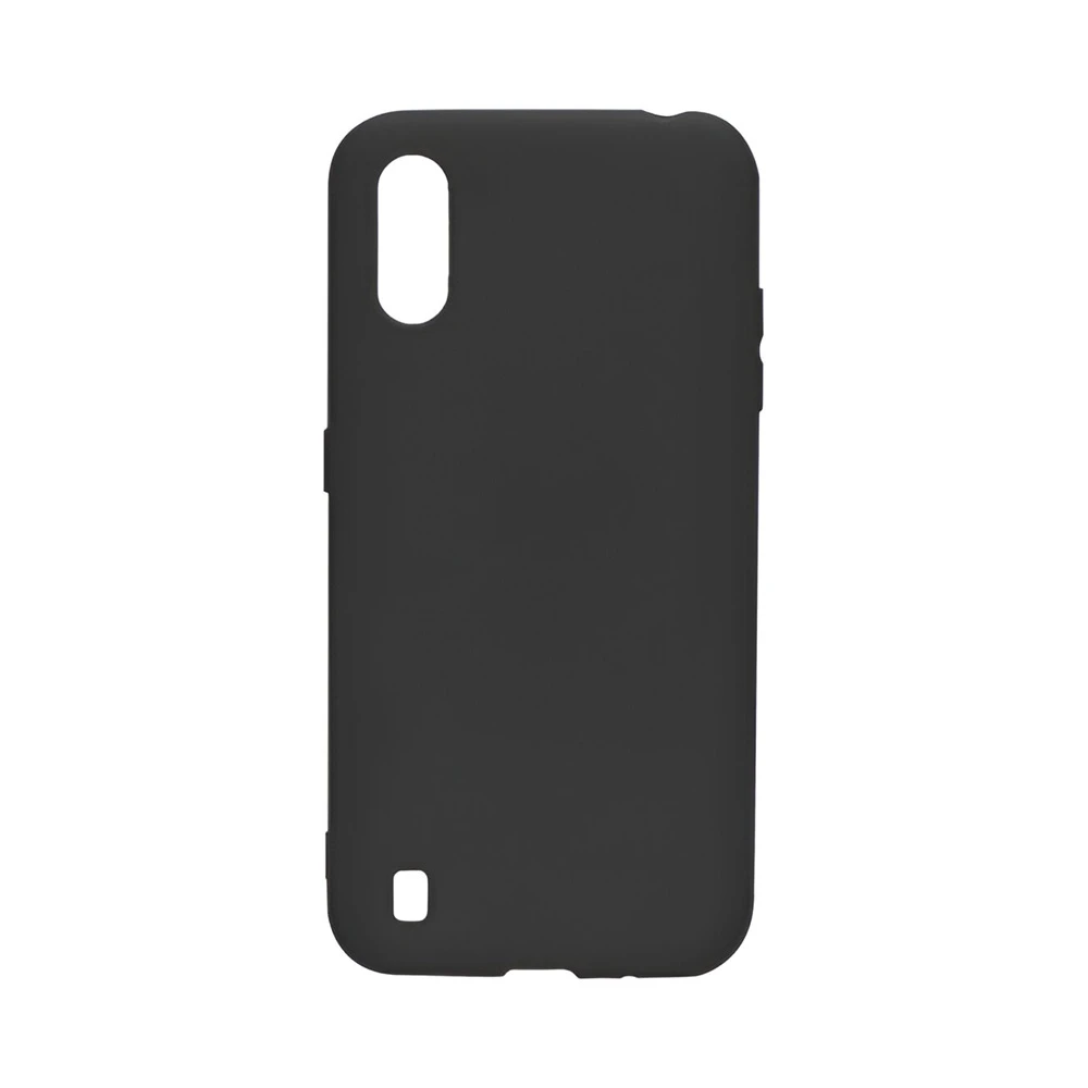 Чехол liquid silicone для samsung a01, черный 3