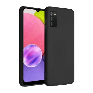 Чехол helmet liquid silicone для samsung a03s, черный