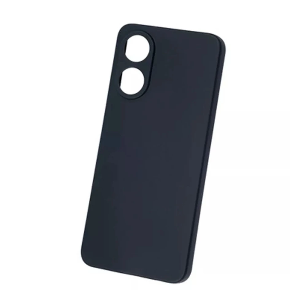Helmet case liquid silicone oppo a78 4g, black 2