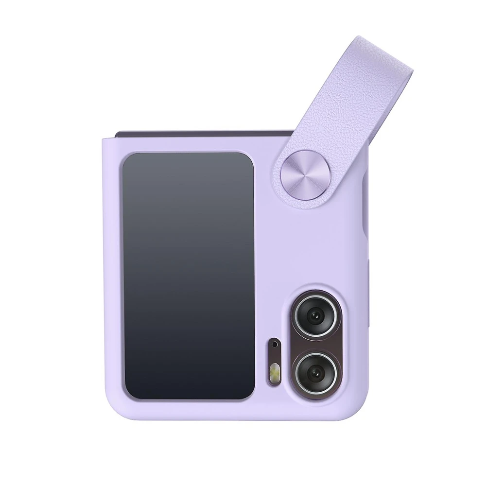 Oppo case liquid silicone oppo find n2 flip, purple 2