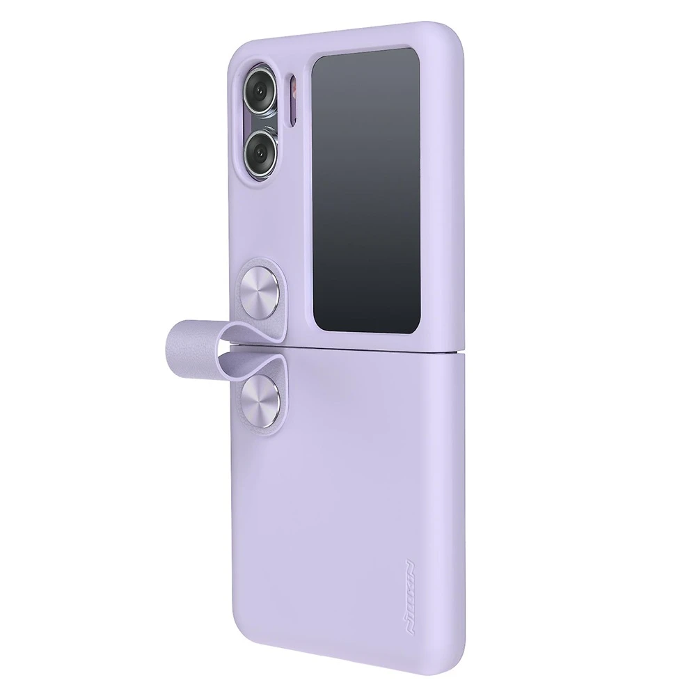 Oppo case liquid silicone oppo find n2 flip, purple 4
