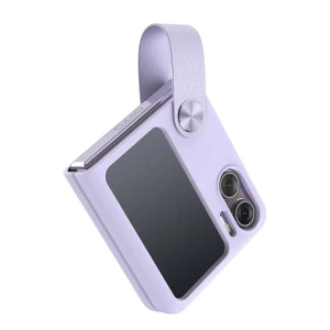Oppo case liquid silicone oppo find n2 flip, purple Thumbnail 3