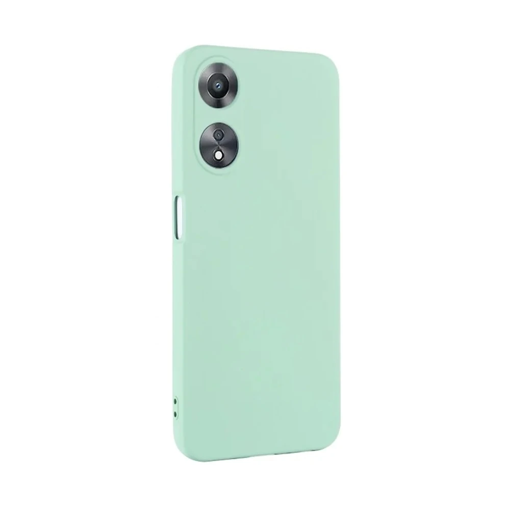 Helmet case liquid silicone oppo a58, green 2