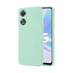 Helmet case liquid silicone oppo a58, green