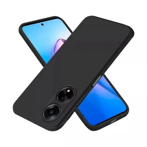 Helmet case liquid silicone oppo a98, black