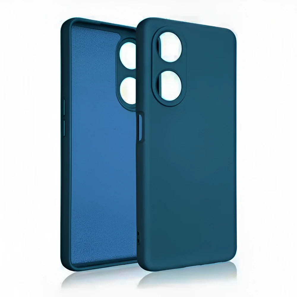 Helmet case liquid silicone oppo a98, blue 2