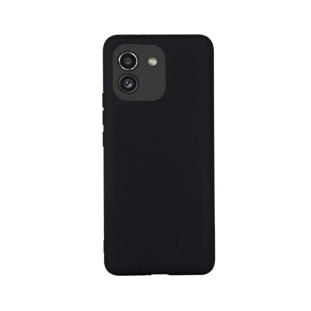 Helmet case liquid silicone samsung a03, black 3