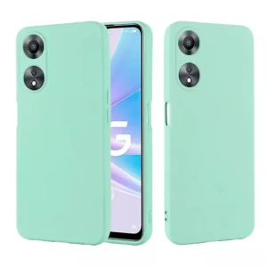 Helmet case liquid silicone oppo a78 4g, green Thumbnail 3
