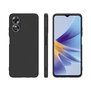 Helmet case liquid silicone oppo a17, black Thumbnail 2