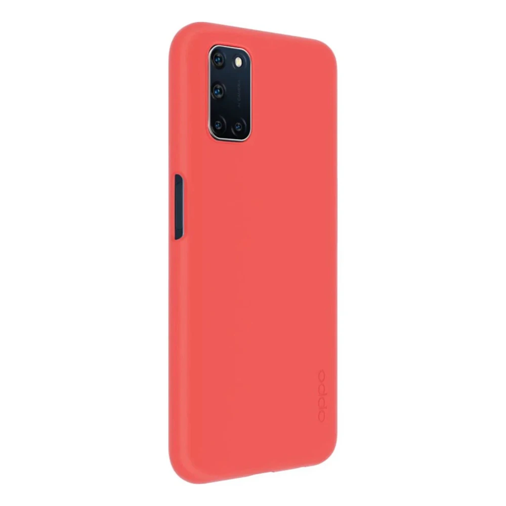 Чехол oppo case liquid silicone pc047 для a72/a52 coral red 2