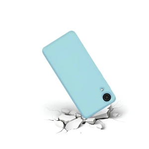 Чехол liquid silicone для samsung a03 core, синий Thumbnail 3