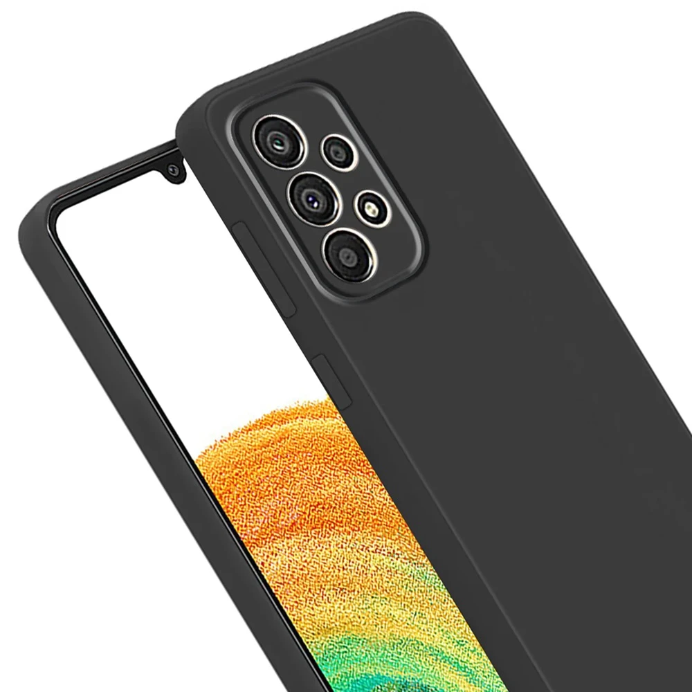 Чехол helmet liquid silicone для samsung a33, черный 3