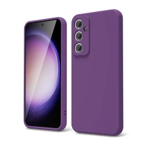 Helmet case liquid silicone samsung s23fe, purple Thumbnail 2