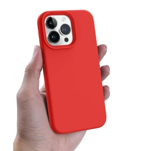 Чехол helmet liquid silicone для iphone 13 pro, красный Thumbnail 2