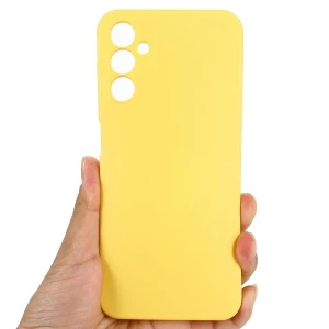 Woo case liquid silicone samsung a25 5g, yellow Thumbnail 3