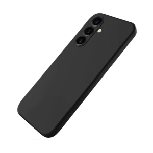 Чехол helmet liquid silicone для samsung s23fe, черный