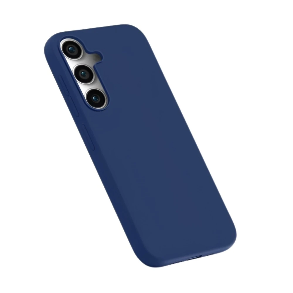 Helmet case liquid silicone samsung s23fe, blue 2