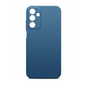 Чехол woo liquid silicone для samsung a15 4g, синий
