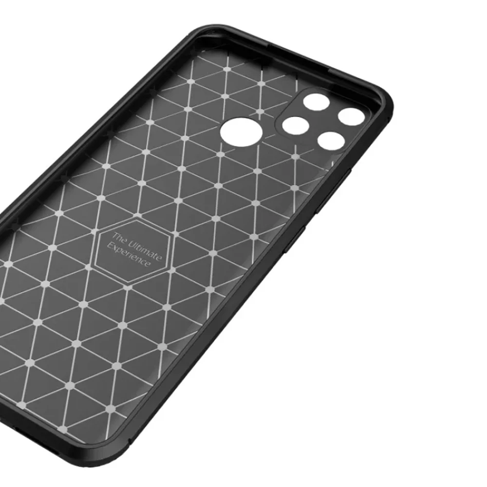 Чехол helmet case carbon для oppo a15/15s, черный 3