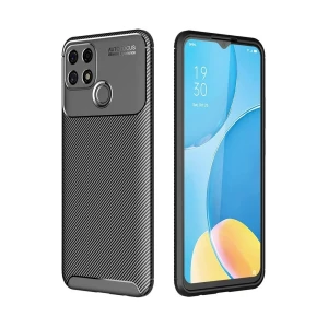 Helmet case carbon oppo a15/15s, black