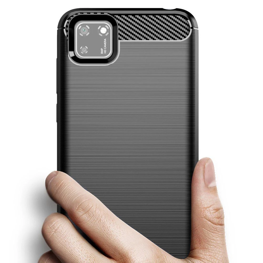 Чехол helmet case carbon oppo reno 4 lite fiber, черный 2