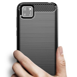 Чехол helmet case carbon oppo reno 4 lite fiber, черный Thumbnail 2