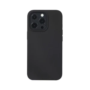 Helmet case liquid silicone iphone 14 pro, black Thumbnail 2