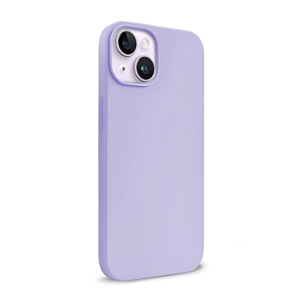 Helmet case liquid silicone iphone 15 plus/14 plus, lilac 2