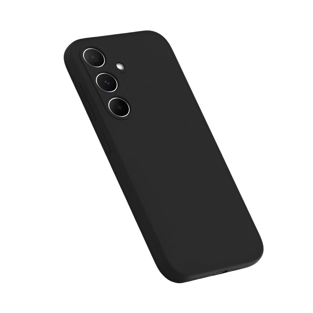 Woo case liquid silicone для samsung a55 5g, черный 2